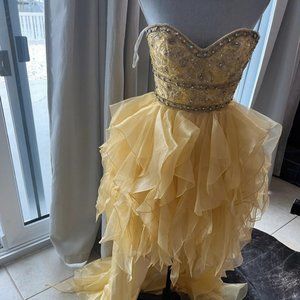 Prom evening dress strapless